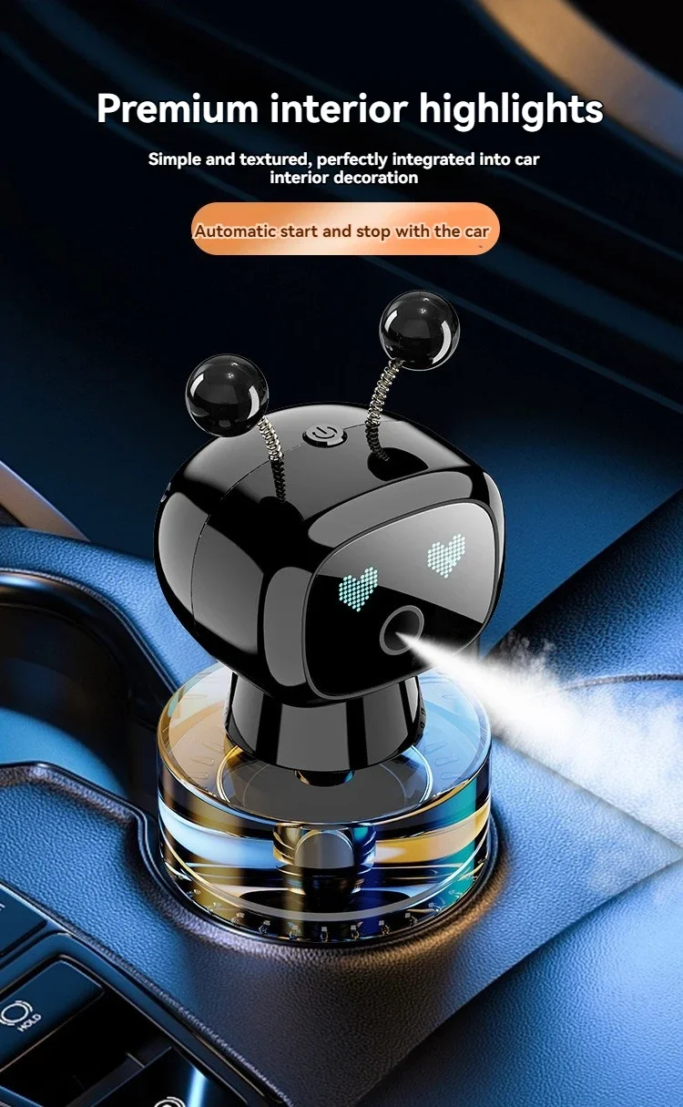 REV UP YOUR RIDE WITH ROBOFRESH: THE ULTIMATE ROBOT CAR FRESHENER!